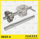 [9830-A] Manual milling cutter with 12 cutting edges for reaming the cam seat bore, on VE pumps.