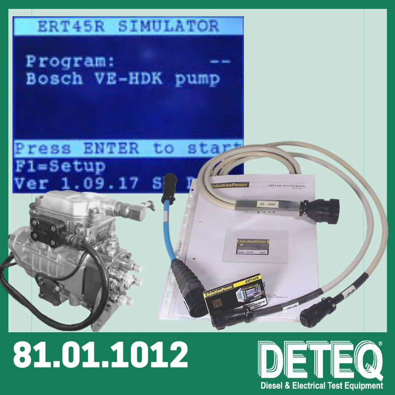 ERT45R programming kit to test Bosch VE-HDK rotary pumps (inductive actuator)