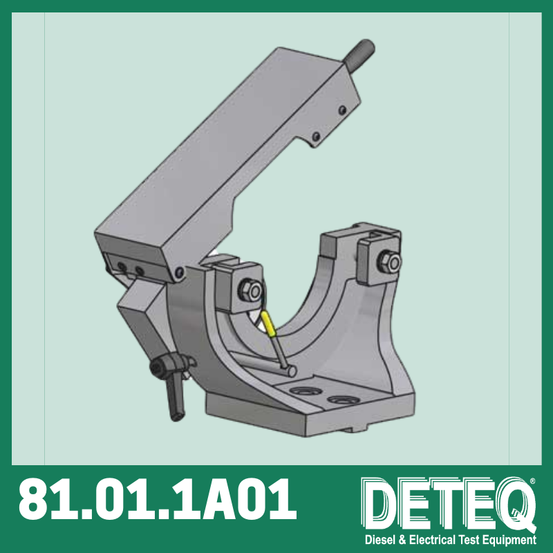 Centering mounting bracket, equipped with an electronic angular reader (resolution 0,01°).  
